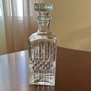 Elegant Clear Glass Decanter